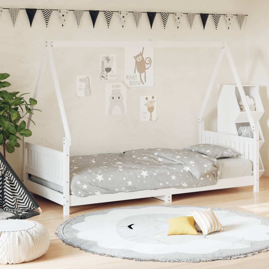 Giroletto Per Bambini 80X200Cm In Legno Massello Di Pino