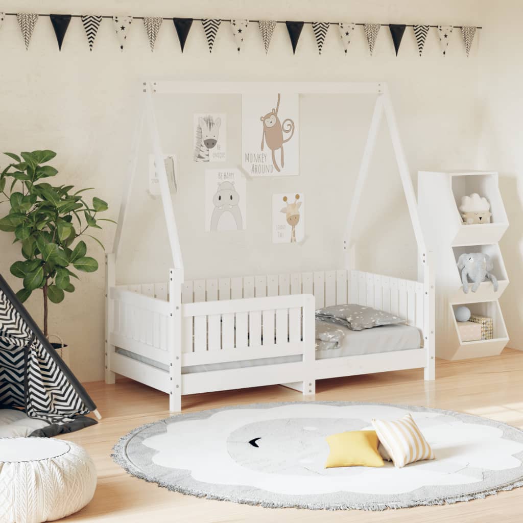 Giroletto Per Bambini 80X200Cm In Legno Massello Di Pino