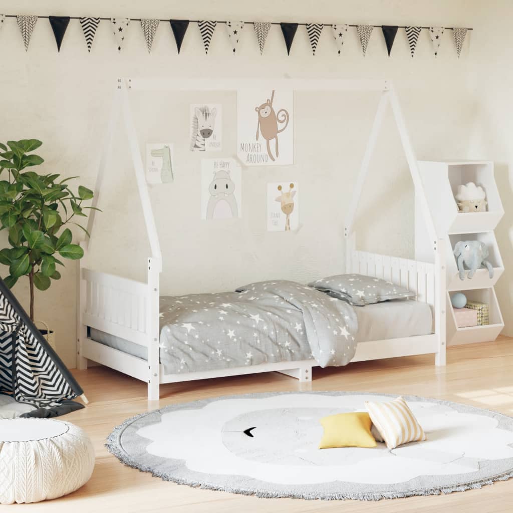 Giroletto Per Bambini 80X200Cm In Legno Massello Di Pino