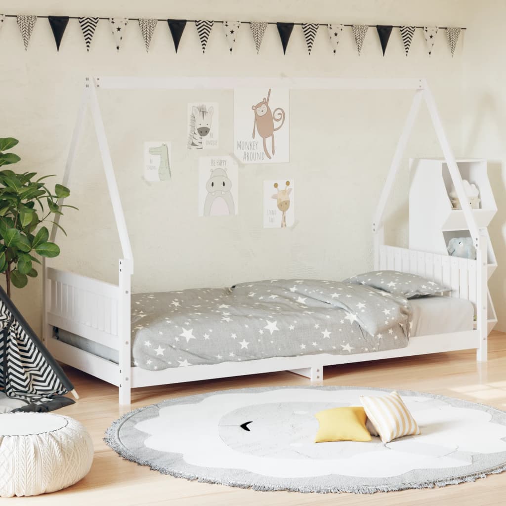 Giroletto Per Bambini 80X200Cm In Legno Massello Di Pino