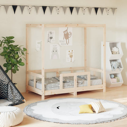 Giroletto Per Bambini 80X160Cm In Legno Massello Di Pino
