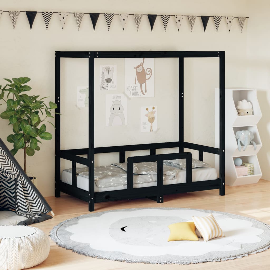 Giroletto Per Bambini 80X160Cm In Legno Massello Di Pino