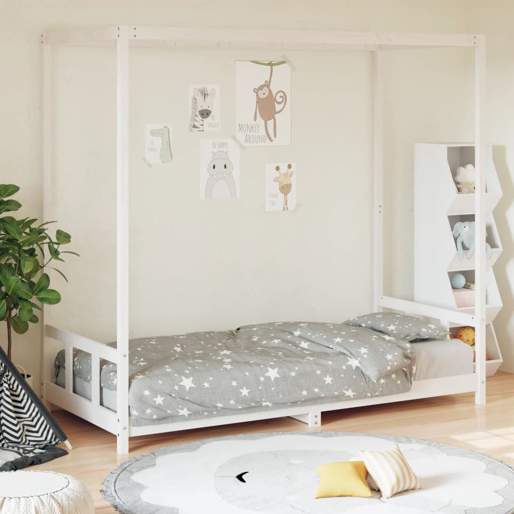 Giroletto Per Bambini 80X160Cm In Legno Massello Di Pino