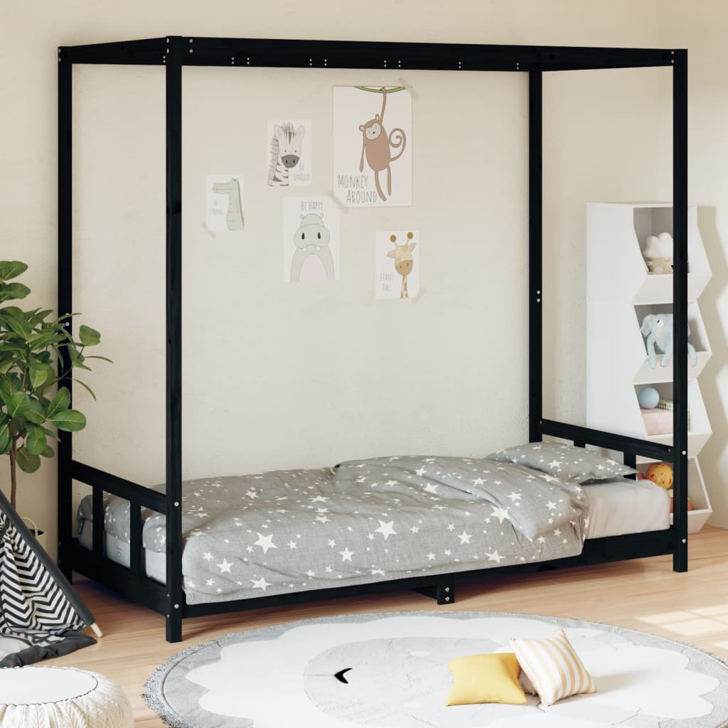 Giroletto Per Bambini 80X160Cm In Legno Massello Di Pino