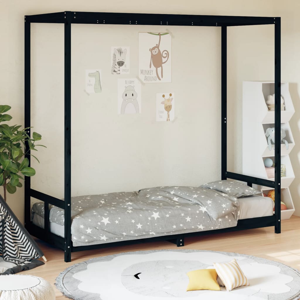 Giroletto Per Bambini 80X160Cm In Legno Massello Di Pino