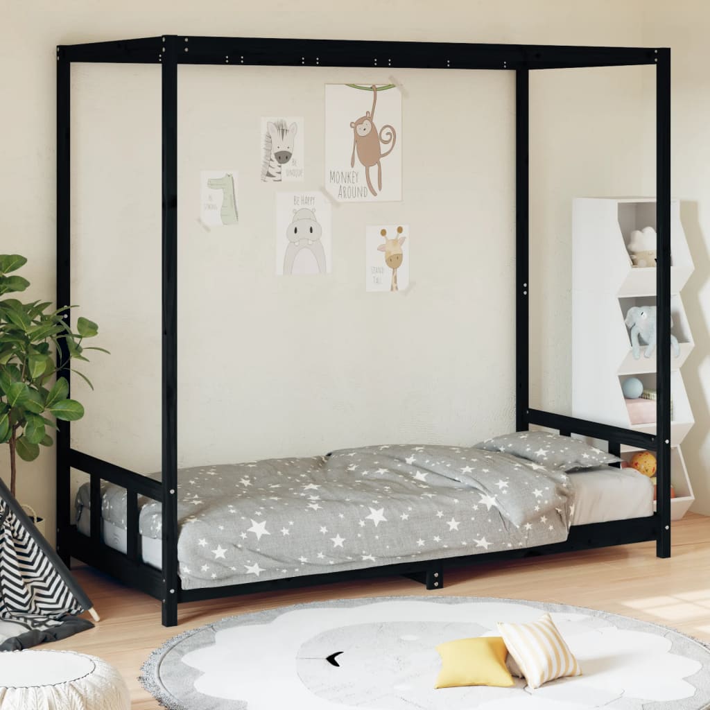 Giroletto Per Bambini 80X160Cm In Legno Massello Di Pino