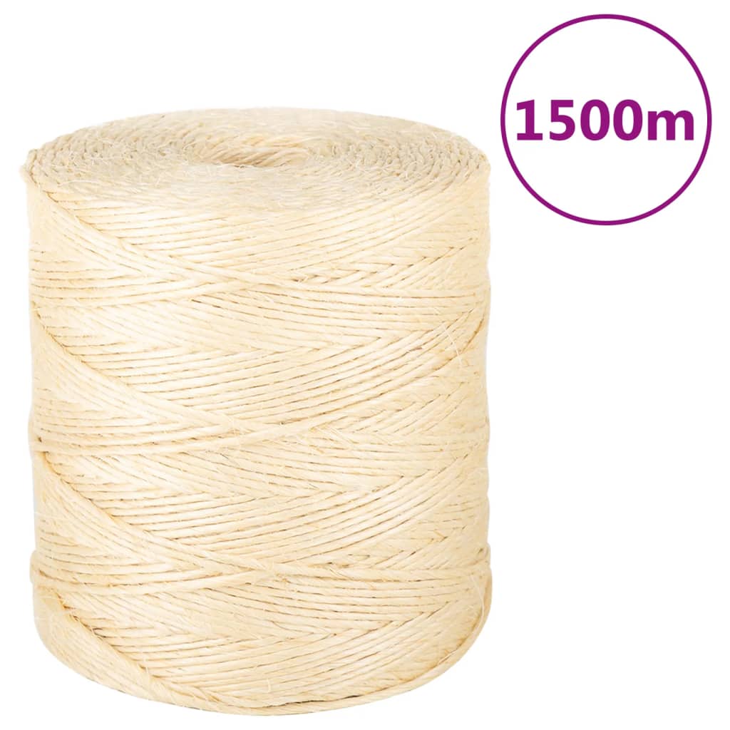 Corda In Sisal 100% 2 Mm 300 M