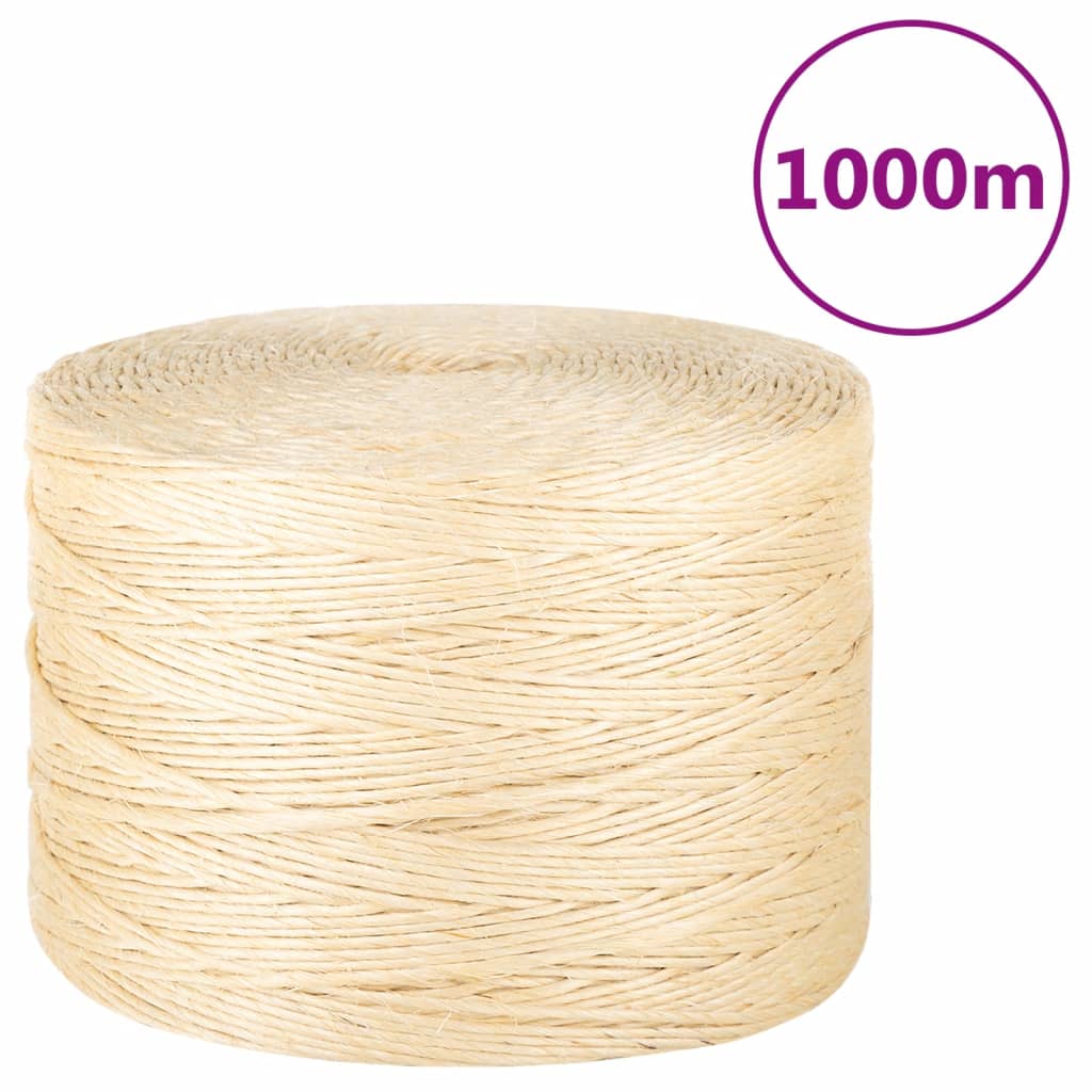 Corda In Sisal 100% 2 Mm 300 M