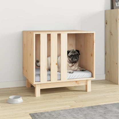 Casetta Per Cani In Legno Massello Di Pino