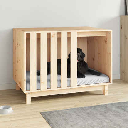 Casetta Per Cani In Legno Massello Di Pino