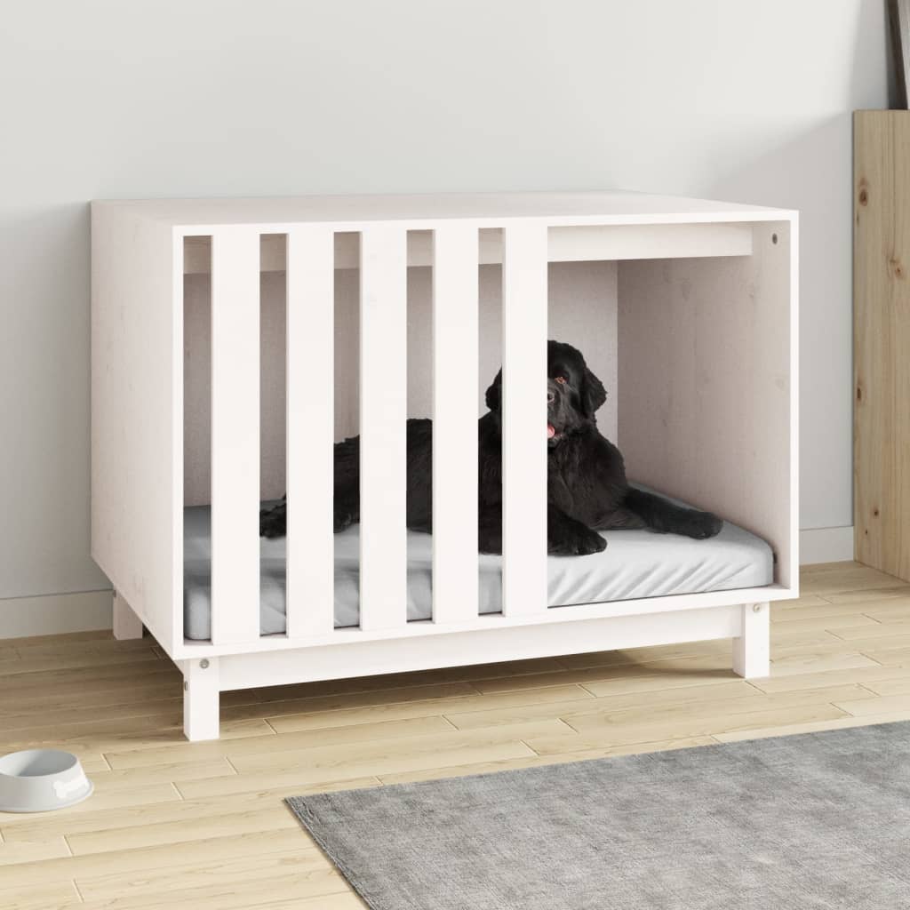 Casetta Per Cani In Legno Massello Di Pino