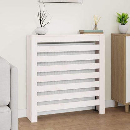 Copertura Termosifone Bianca Legno Massello Pino