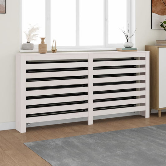 Copertura Termosifone Bianca Legno Massello Pino