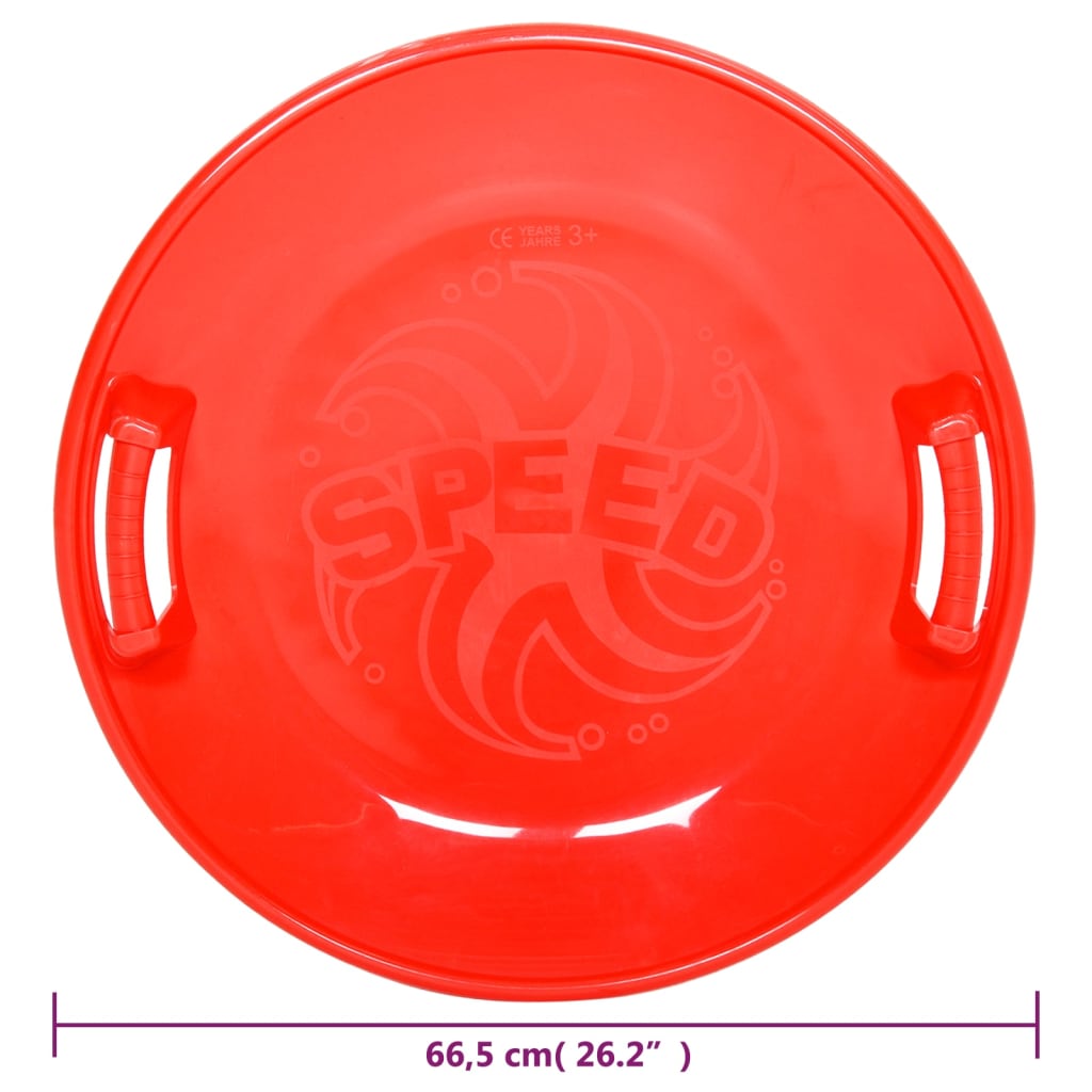 Slittino Rotondo 66,5 Cm In Pp