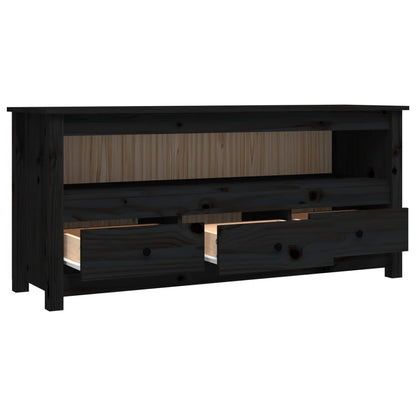 Mobile Porta Tv 114X35X52 Cm In Legno Massello Di Pino