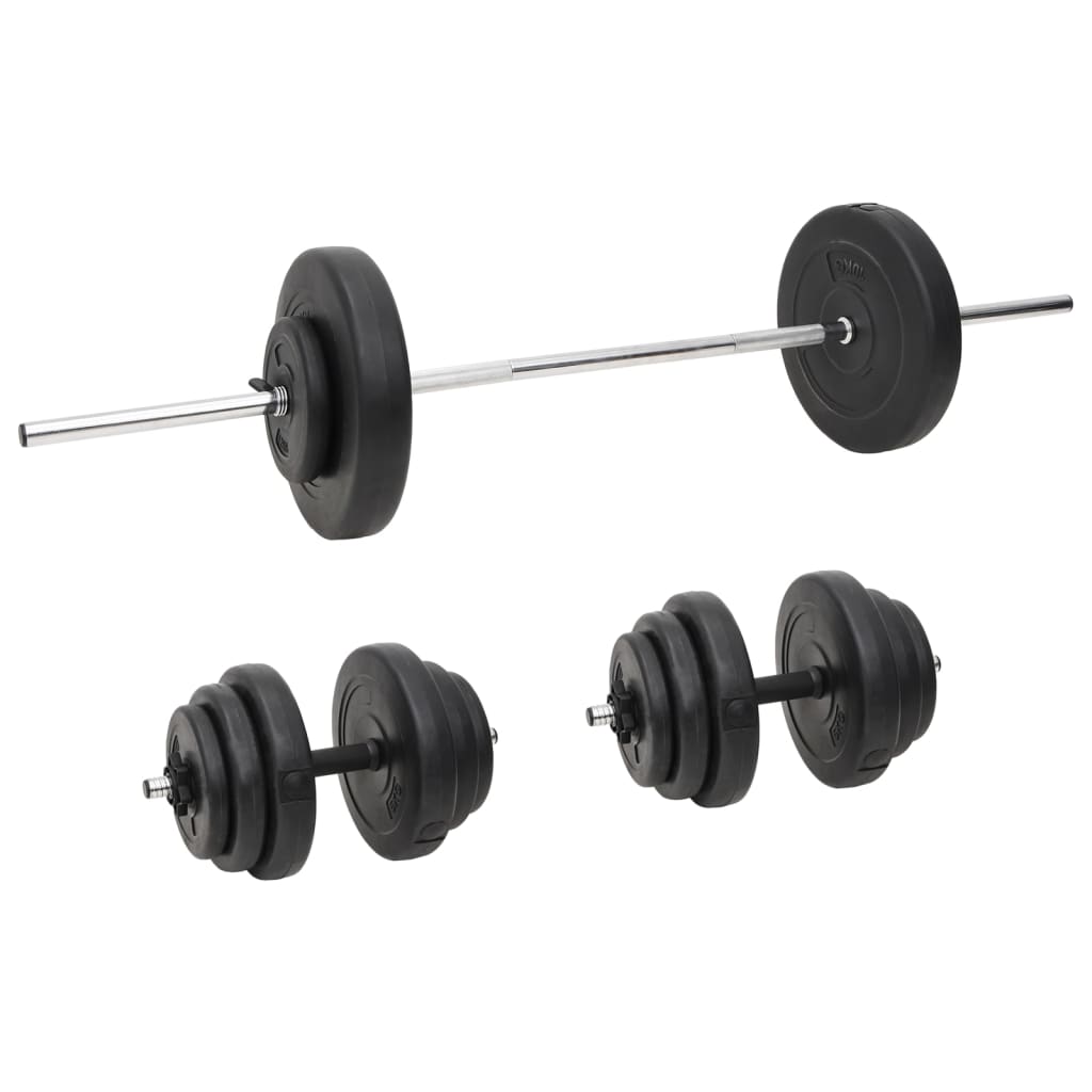 Set Bilanciere E 2 Manubri 60,5 Kg