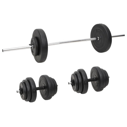 Set Bilanciere E 2 Manubri 60,5 Kg