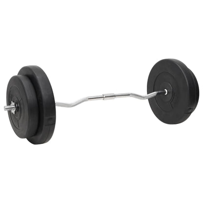Set Bilanciere E Manubri Con Dischi