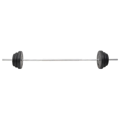 Set Bilanciere E Manubri Con Dischi