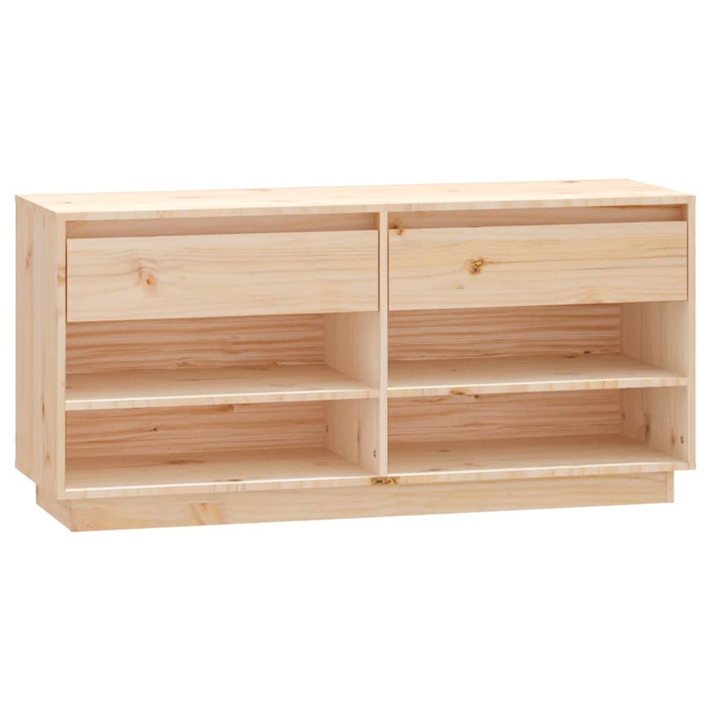 Scarpiera 110X34X52 Cm In Legno Massello Di Pino