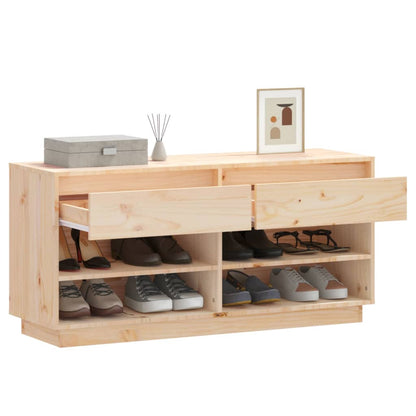 Scarpiera 110X34X52 Cm In Legno Massello Di Pino