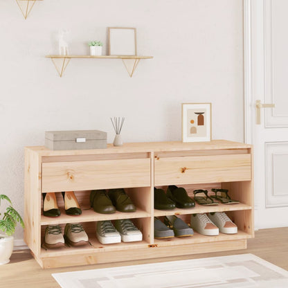 Scarpiera 110X34X52 Cm In Legno Massello Di Pino