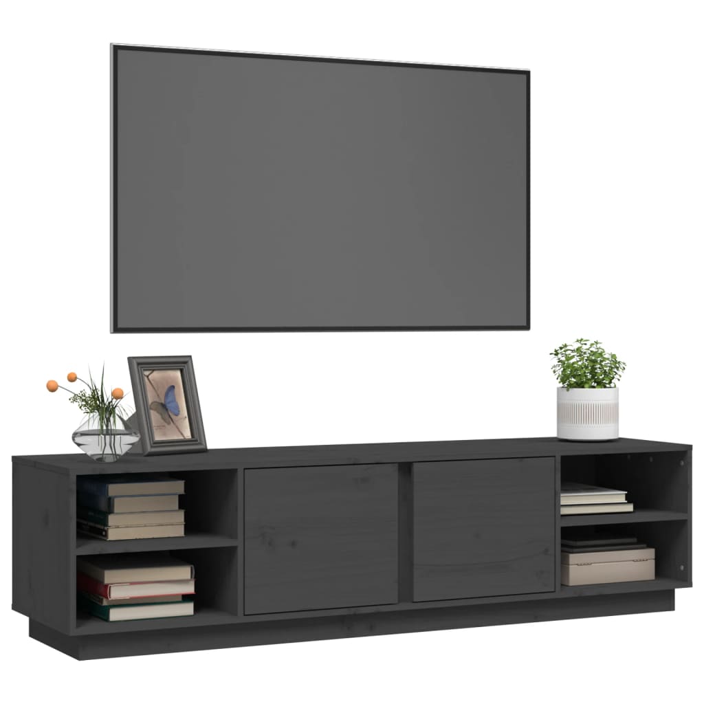 Mobile Porta Tv 156X40X40 Cm In Legno Massello Di Pino