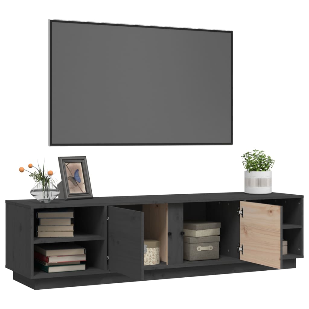 Mobile Porta Tv 156X40X40 Cm In Legno Massello Di Pino