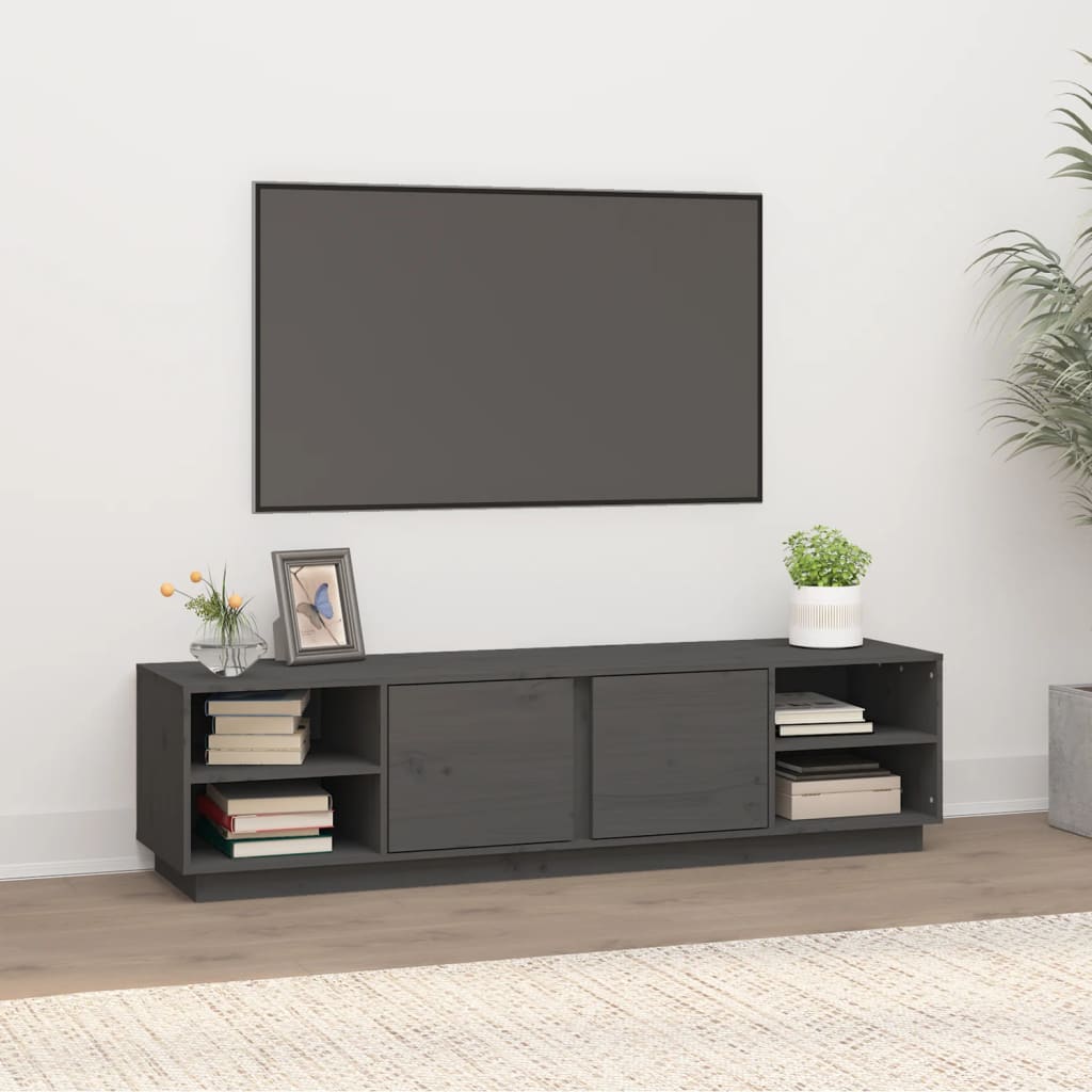 Mobile Porta Tv 156X40X40 Cm In Legno Massello Di Pino