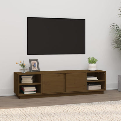 Mobile Porta Tv 156X40X40 Cm In Legno Massello Di Pino