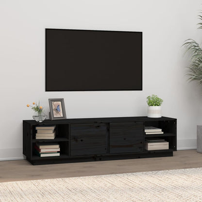 Mobile Porta Tv 156X40X40 Cm In Legno Massello Di Pino