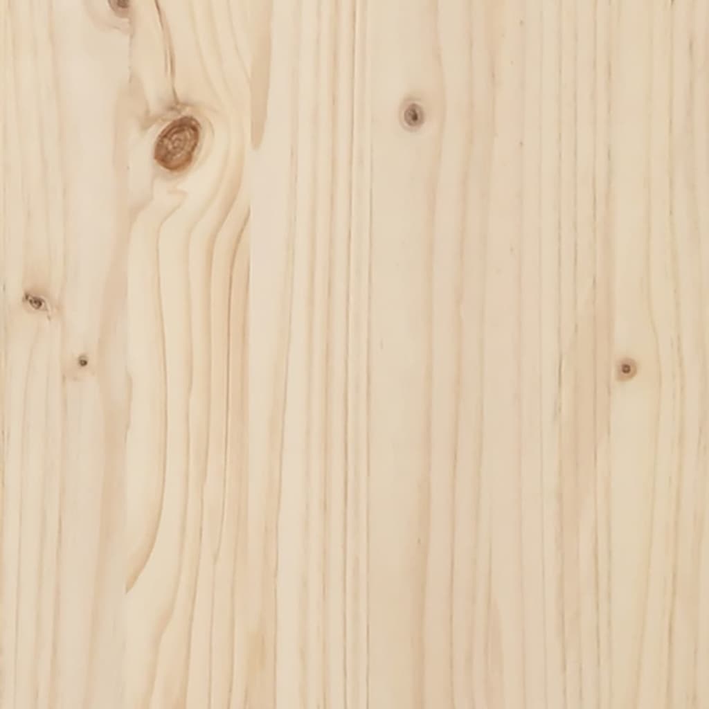 Scrivania 110X53X117 Cm In Legno Massello Di Pino