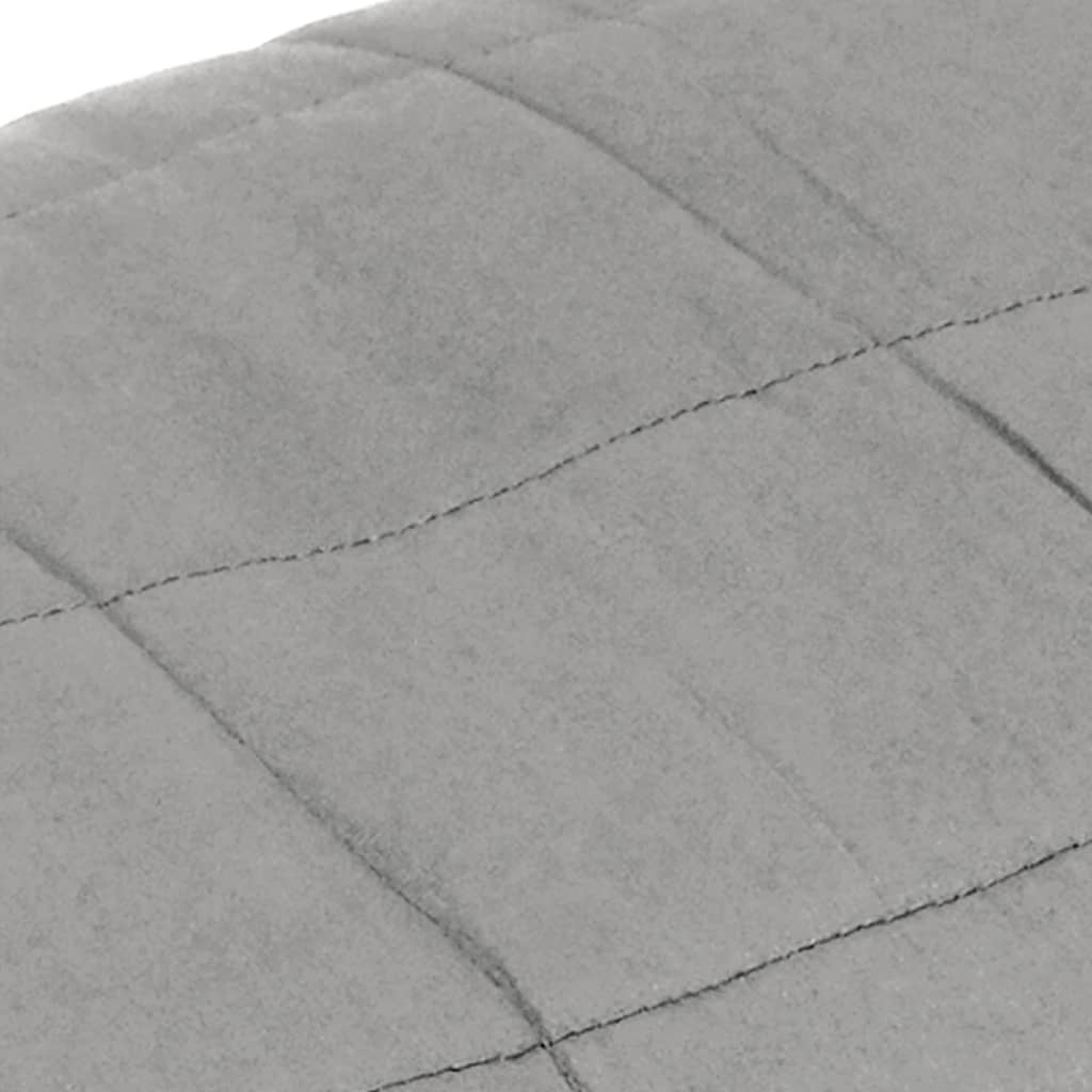 Coperta Ponderata Grigia Tessuto Grigio