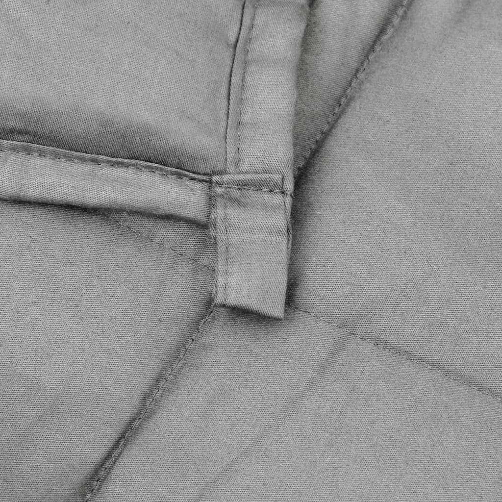 Coperta Ponderata Grigia Tessuto Grigio