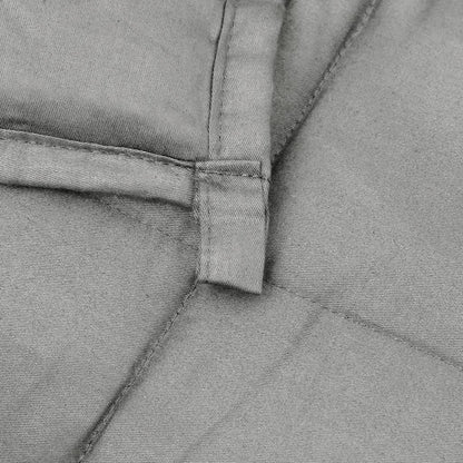 Coperta Ponderata Grigia Tessuto Grigio
