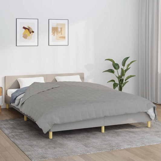 Coperta Ponderata Grigia Tessuto Grigio