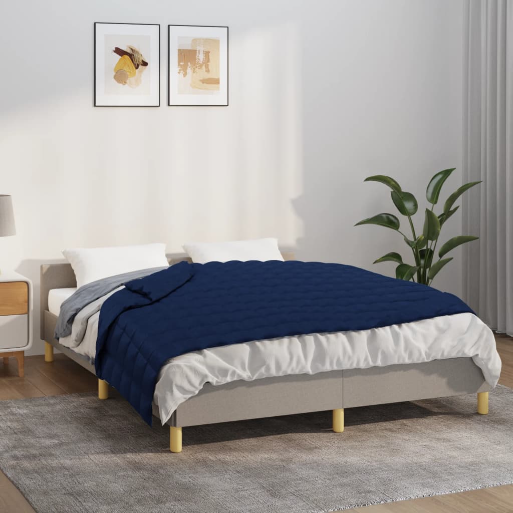 Coperta Ponderata Tessuto Blu