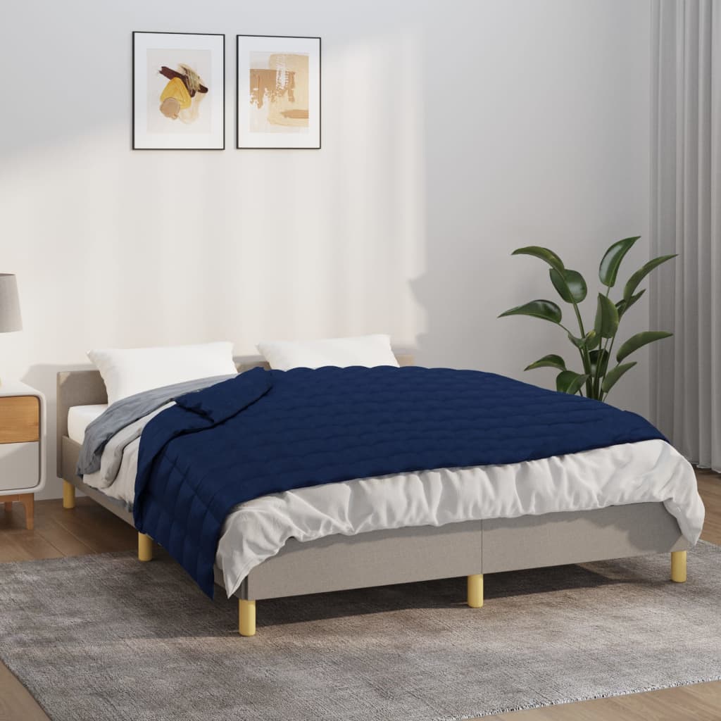 Coperta Ponderata Tessuto Blu