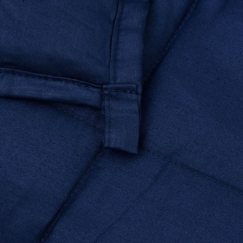 Coperta Ponderata Tessuto Blu