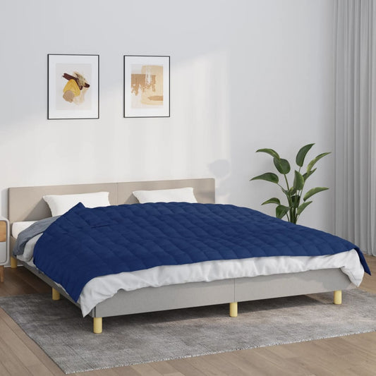 Coperta Ponderata Tessuto Blu