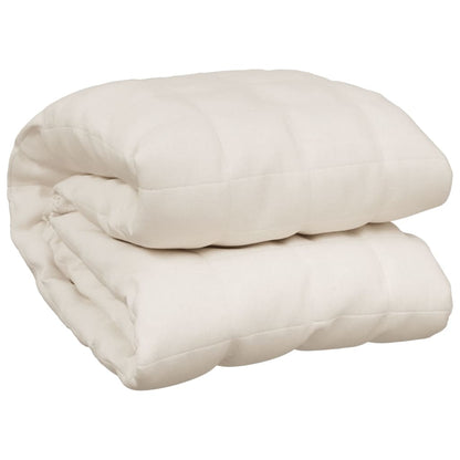 Coperta Ponderata Chiaro Tessuto Crema