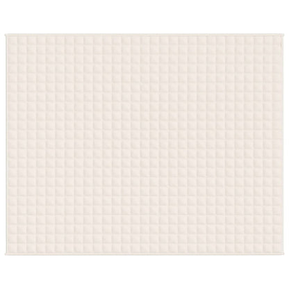 Coperta Ponderata Chiaro Tessuto Crema