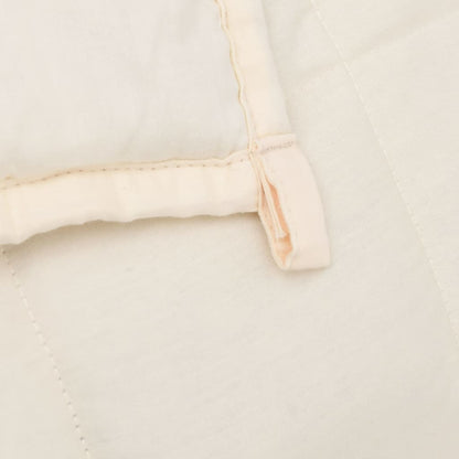 Coperta Ponderata Chiaro Tessuto Crema