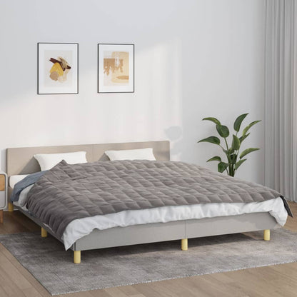 Coperta Ponderata Grigia Tessuto Grigio