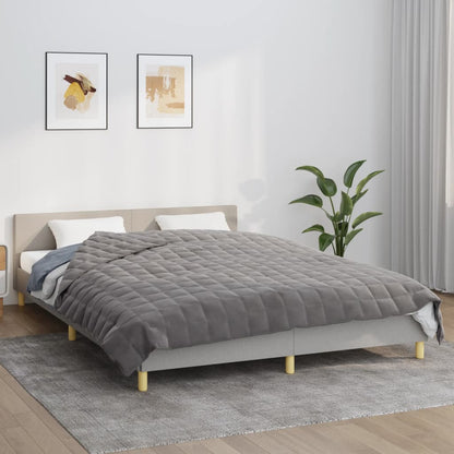 Coperta Ponderata Grigia Tessuto Grigio