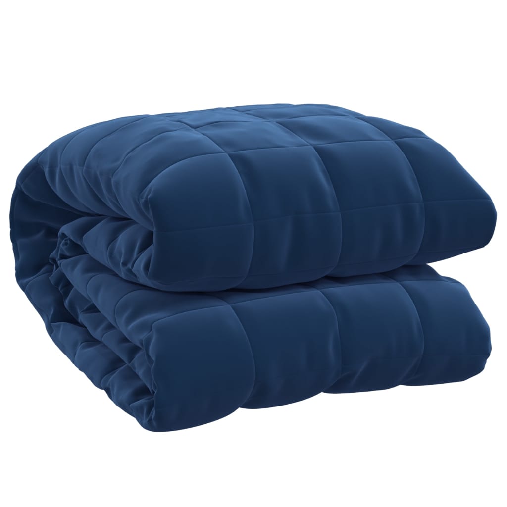 Coperta Ponderata Tessuto Blu