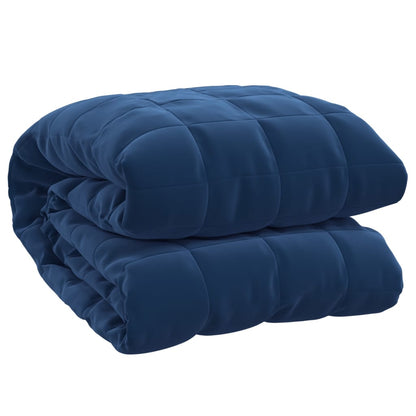 Coperta Ponderata Tessuto Blu