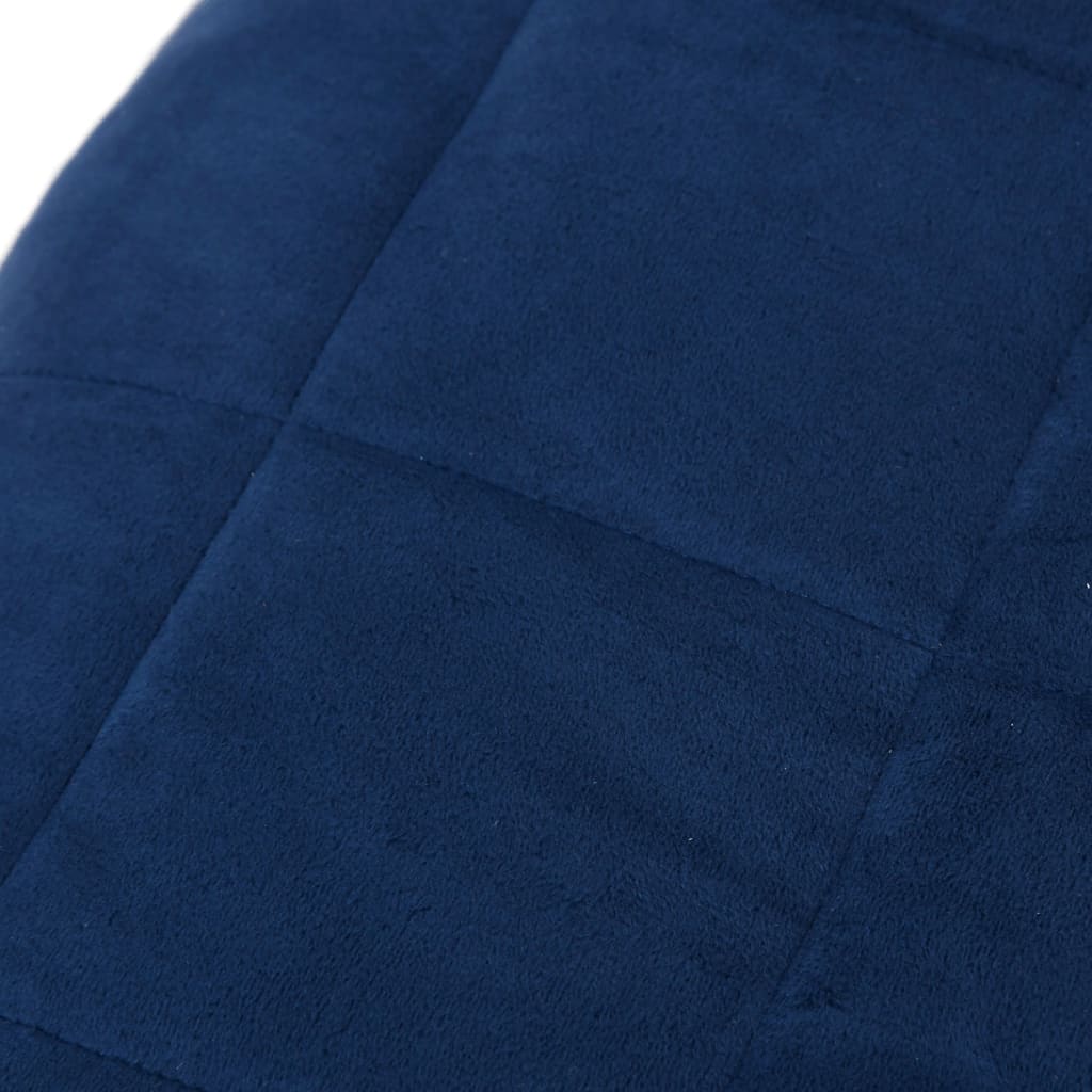 Coperta Ponderata Tessuto Blu
