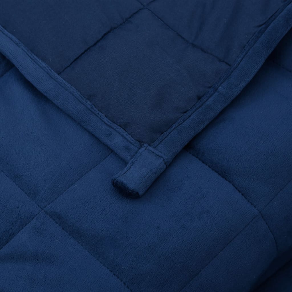 Coperta Ponderata Tessuto Blu