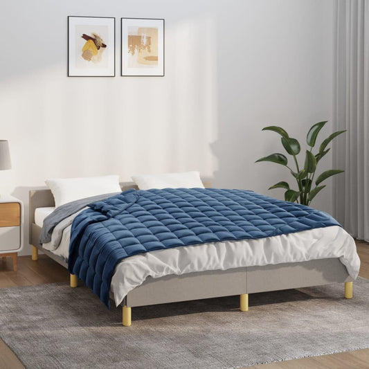 Coperta Ponderata Tessuto Blu